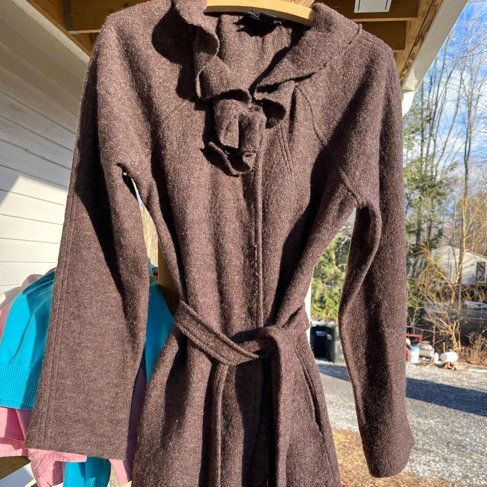 Cynthia Rowley sweater jacket with pockets